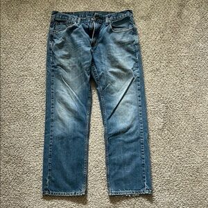 Levi's Blue Straight-Leg Jeans 33 30